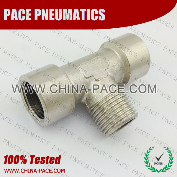 Pmt,Brass air connector, brass fitting,Pneumatic Fittings, Air Fittings, one touch tube fittings, Nickel Plated Brass Push in Fittings